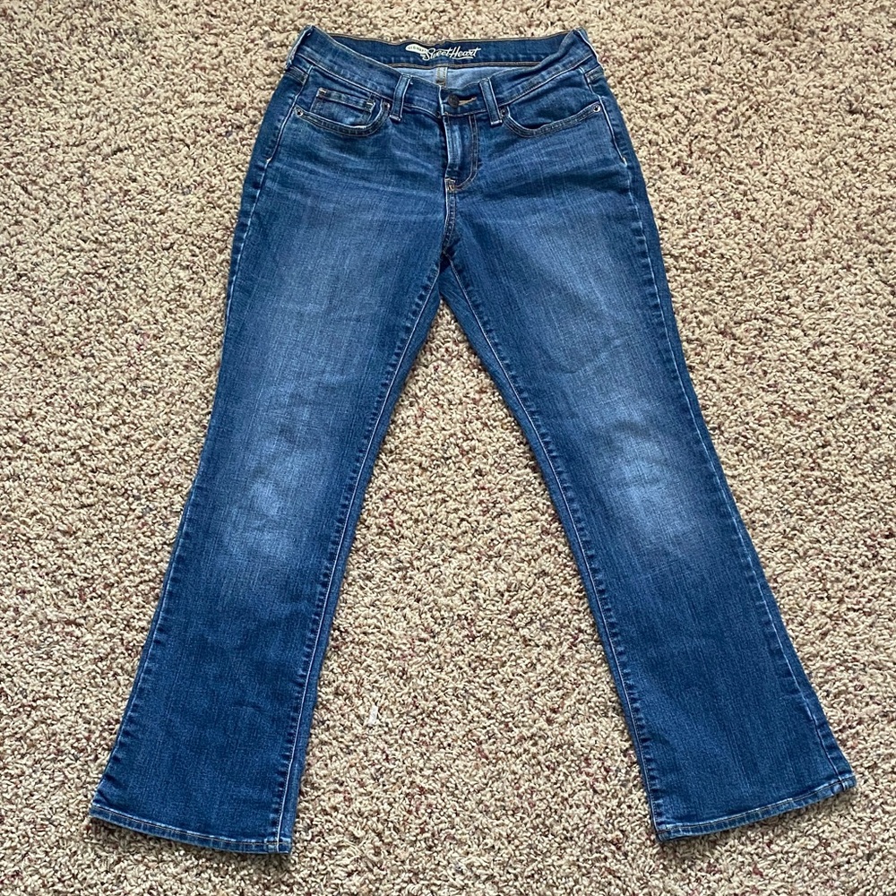 Old Navy Women's Blue Flare Jeans